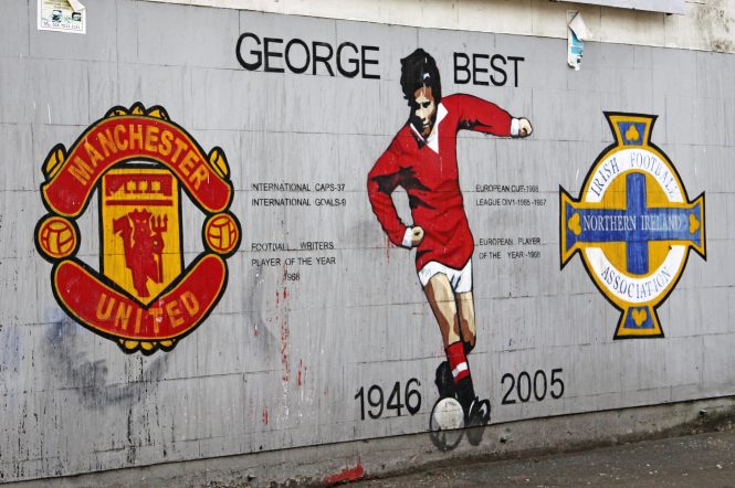 George Best Wandbild